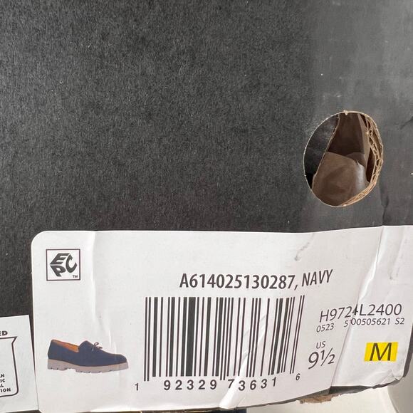 Vionic Finley Slip On Comfort Shoes Suede Loafers Syrah Blue Women 9.5 M NWB - Picture 11 of 11